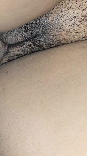Stepmom giving me Handjob then I Cum inside her Mature Pussy   Clip 1