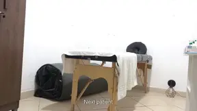 Hot patient's big butt gets a deep and thorough anal examination by a proctologist