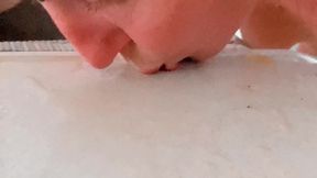 Rehydrating on Hot Day Piss Drinking