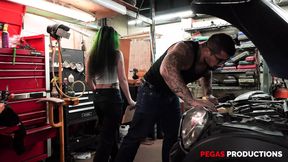 Pegas Productions - Vanessa TheRock Stuffed by her Garage Owner in the Garage