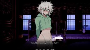 Haunted By Femboy #06 - 18yo Goth Trans Boy Shows His New Swimsuit, Big Ass And Massive Bulge