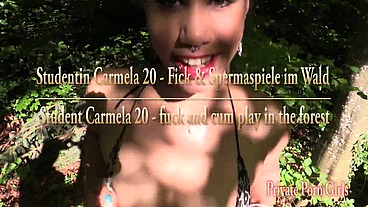 Studentin Carmela 20 - Fick und Spermaspiele im Wald