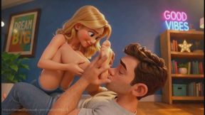 Cute Couple Trample Fun