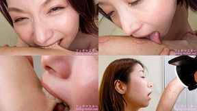 Tsubaki - Biting by Japanese cute girl part2 bite-149-3 - wmv