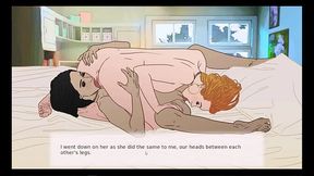 Mom with big boobs goes bad in French comic sex fun