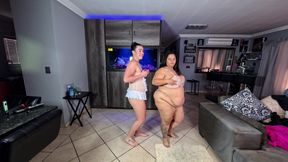BBW and Chubby Dancing in Lingerie and Twerking Compilation