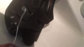 My first shoe cumshot on Video (2010)