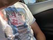 Jerking off while driving