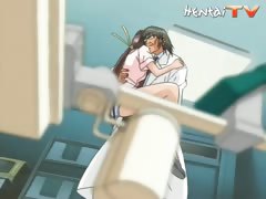 Hentai doctor uses his big tool