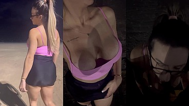 Chupei o negão em público na praia