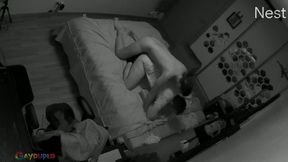 Amateur Couple Caught Fucking on Nest Cam