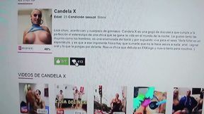 Crazy Candela X's big tits movie