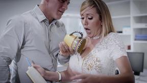 ”Oops! Did I just spill my drink on you?”