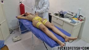 WMV NEW brunette Charlot Kink cough cpr big tits oxygen mask 819