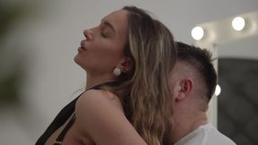 Striptease with Blowjob and Creampie