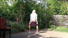 Soaking masturbation and intense caning: a sensual experience