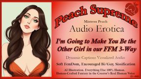 I'm Going to Make You Be the Other Girl in Our FFM 3-Way [POV Erotic Audio] [Visualized Audio Caption Video]