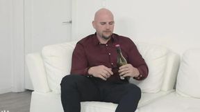 Little angel enjoys Christmas BBC European stepmom porn