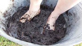 In the dirt