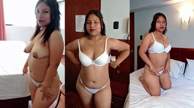 Latina with big tits begs wild cock hunger