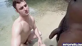 Three Hot Hunks Fuck After Sunbathing