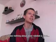 DEBT DANDY 244 -  Shy & Skinny Twink Gets Pounded By A Big Cock To Pay His Rent