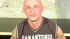 Lucas Leon In Tattooed British Jock Leon Wanking Hardcore After Interview