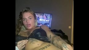 Horny Goth Fucks Herself Hard Until She Cums