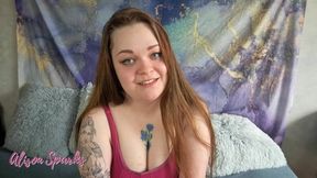 Tease, praise and deny - Alison's ultimate power trip - your cute date Alison Sparks gives you a romantic JOI and orgasm denial