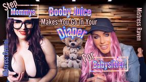 STEP-MOMMYS BOOBY JUICE MAKES YOU GO IN YOUR DIAPER FOR BABYSITTER