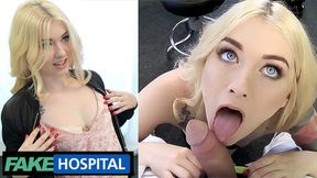 Fake Hospital Blonde babe really needs her doc to augment her areolae