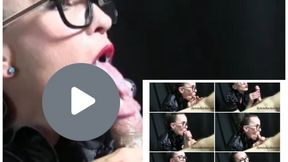 Secretary Cock Sucker, Sylvia Chrystall's Fantasies! Handy and Oral Treatment High Mastery! Close Up Tripod 1080p