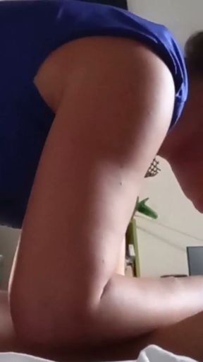 009 - French Amateur, Lycra Bodycon Dress, Panty Fuck, Satin Lingerie, Blowjob, Doggystyle, POV   Clip 2