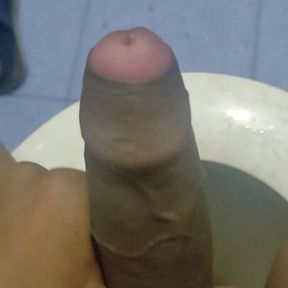 Valentine&#039;s special Big Dick bathroom masterbating