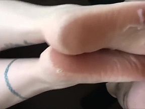 Amazing Compilation - Teen Cummed On Feet