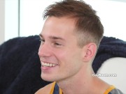 Nervous Tight Twink Gets Dicked Down By Jock Casting Agents Huge Cock