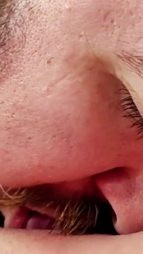 FTM Trans Bear gets Eaten Out by a Hot Cub   Clip 3