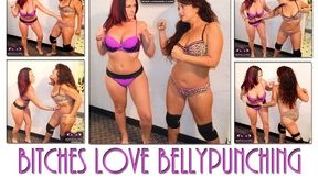 1218-Bitches Love Belly Punching - Belly Domination