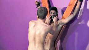 Teasing His Big Captive Penis - DJ & CJ Connors