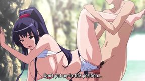 Nee Summer! 2 - Hentai Cousins Have Hot Sex On A Public Beach