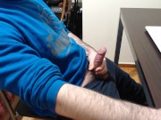 My Valentine gift to you: too dressed to cum, never say never! (uncut cook)