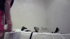 MILF Tied, Blindfolded, Gagged, Fucked and Facialized