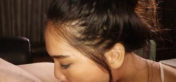 Asian Shemale Lingling Used Rough in Hardcore Face Fuck