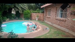 Dare me to play with them in the swimming pool eating some dick