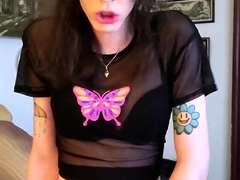 Small tits and big ass slut in big cock anal video