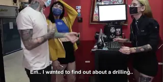 Heavily Tattooed John Lemon Fucks Mei Pang's Pear Ass in Ménage à Trois