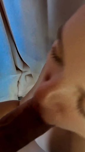Excited stepsister came home from school and started my blowjob, swallowing all my cum!   Clip 1
