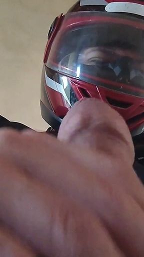 Motorcyclist Has a Huge, Monstrous Penis Crown.