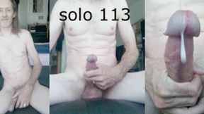 Heteroflexible K solo V113: thin fit muscular hung older twunk ab flexing exercise ball masturbation