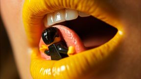 Giantess Devouring Lego Figures | Vore Eaten Alive | FHD